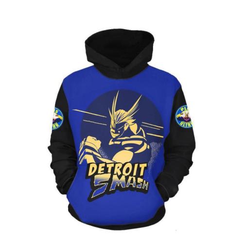 My Hero Academy Anime Detroit Smash Cosplay Adult Unisex 3D Printed Hoodie Sweatshirt Pullover