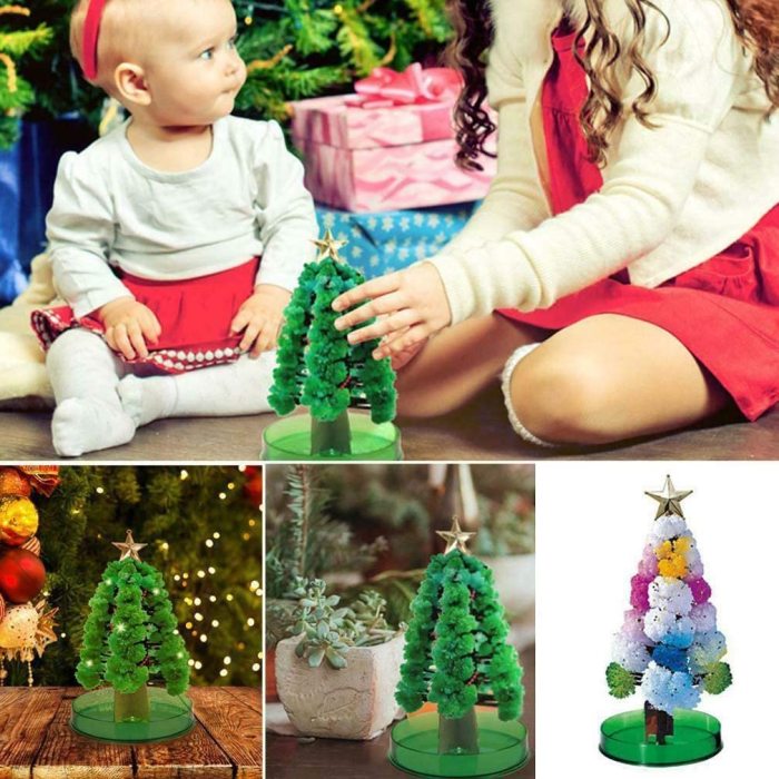 Magic Growing Christmas Tree Funny Funny Crystal Gift Toy