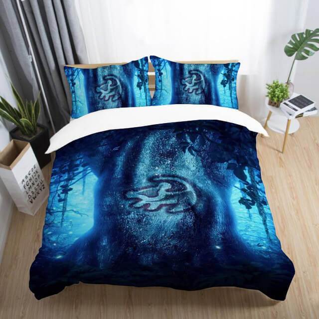 The Lion King Cosplay Kids Bedding Set Quilt Duvet Cover Sheets Sets