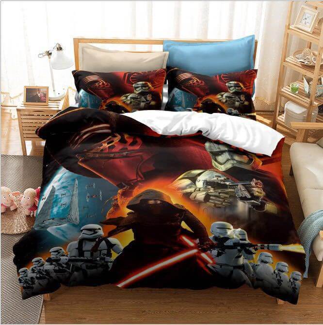 Star Wars Cosplay Bedding Set Duvet Cover Halloween Bed Sheets Sets