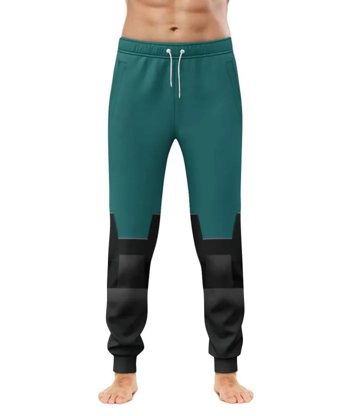 2Pcs/Set My Hero Academy Anime Deku Midoriya Izuku Cosplay Adult Unisex 3D Printed Hoodie Sweatshirt Pullover With Pant