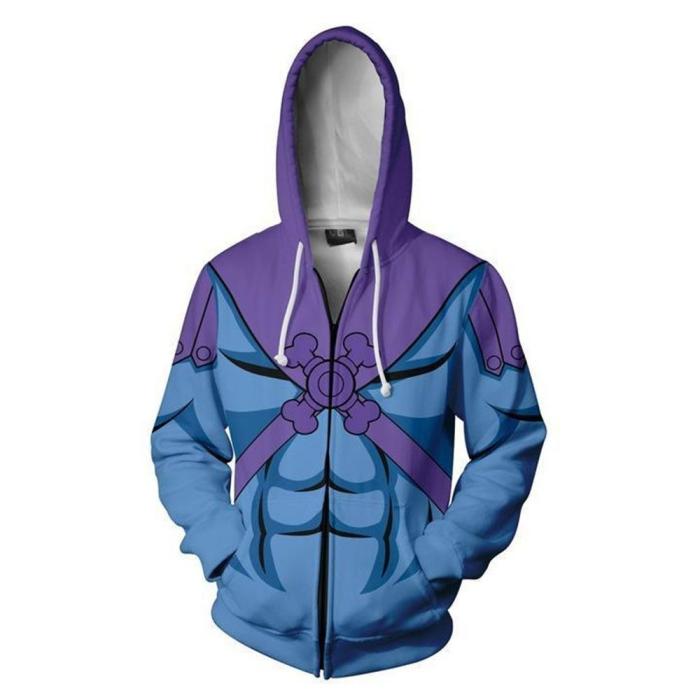 My Hero Academy Anime Purple Cross Cosplay Adult Unisex 3D Printed Hoodie Sweatshirt Pullover