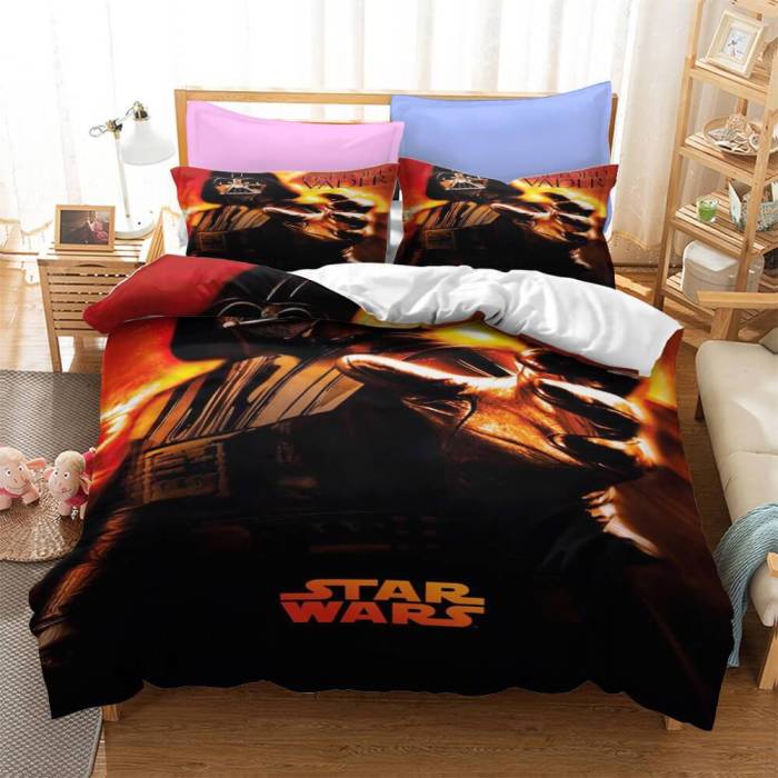 Star Wars Skywalker Bedding Set Duvet Covers Halloween Bed Sheets Sets