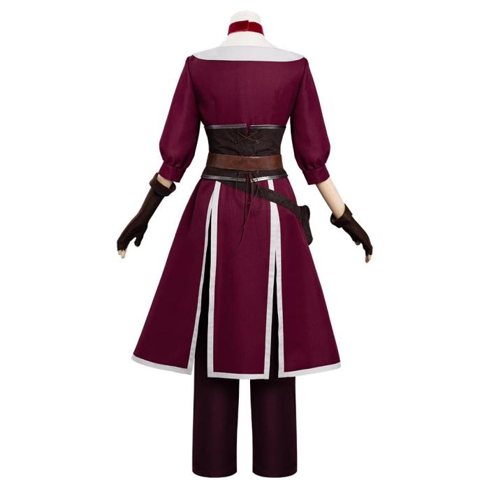 The Witcher: Nightmare Of The Wolf- Tetra Gilcrest Outfit Halloween Carnival Suit Cosplay Costume