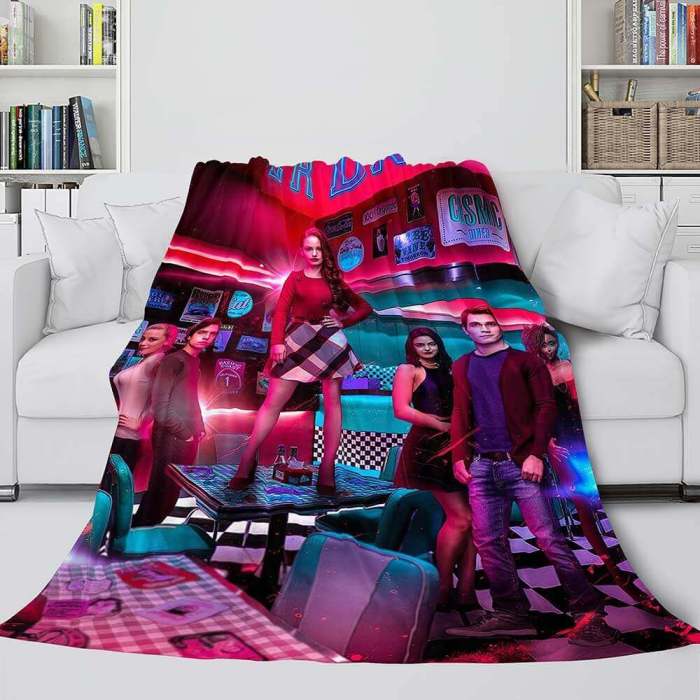 Riverdale Blanket Flannel Fleece Throw Cosplay Blanket Christmas Gift