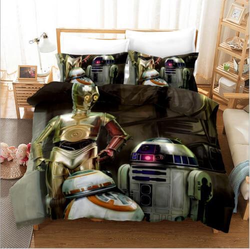 Star Wars Cosplay Bedding Set Duvet Cover Christmas Bed Sheets Sets