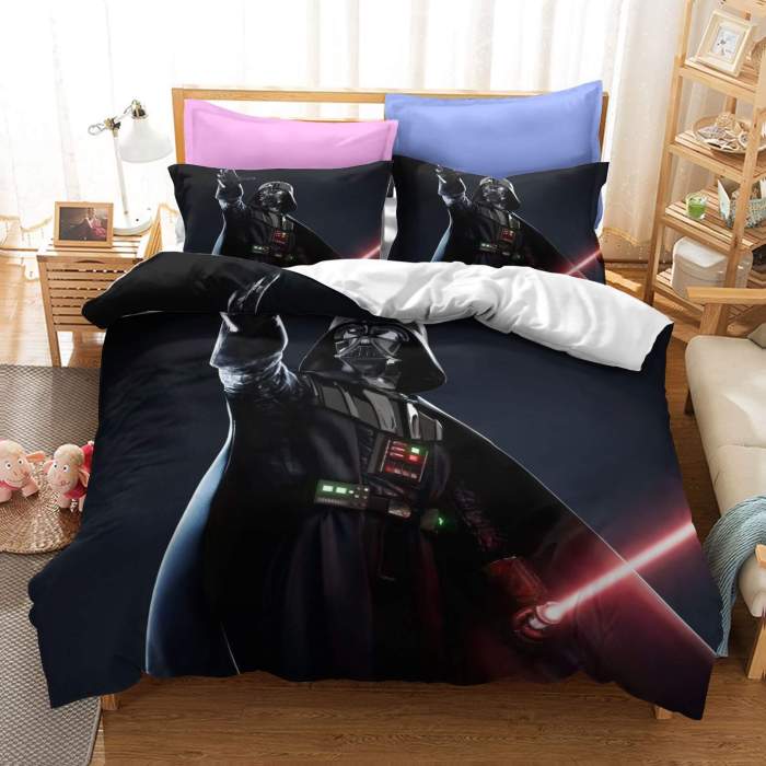 Star Wars Cosplay Bedding Set Duvet Cover Halloween Bed Sheets Sets