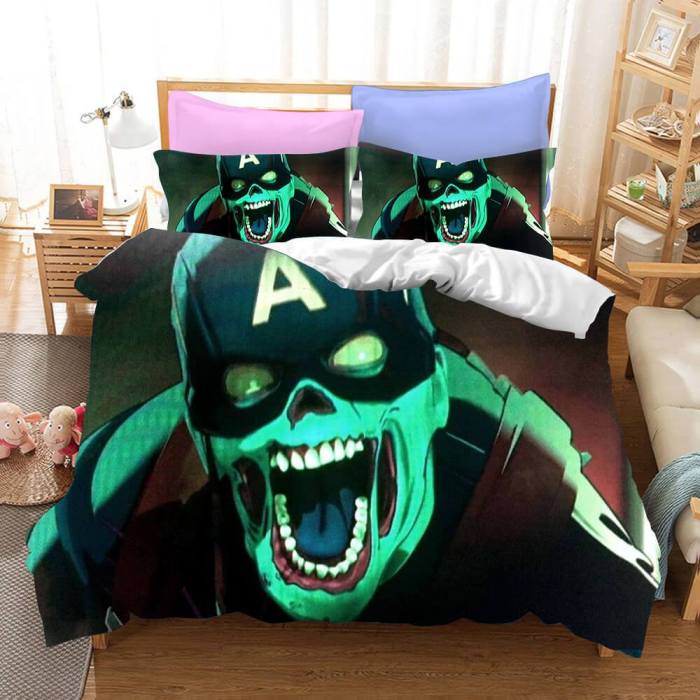 Marvel Studios What If Cosplay Bedding Set Quilt Duvet Cover Bed Sets