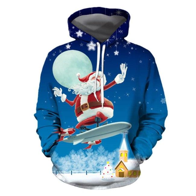 Unisex Men Women  Christmas Ugly Cat Funny Snowman Christmas Sweater Pockets  Funny Christmas Party