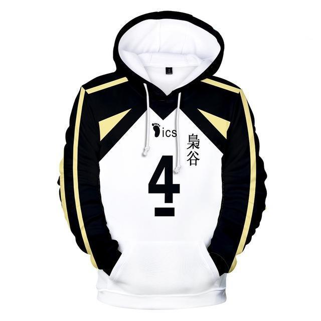 Haikyuu Anime Xiaogu High School Kotaro Bokuto No.1 2 3 4 5 7 11 12 Cosplay Adult Unisex 3D Printed Hoodie Sweatshirt Pullover