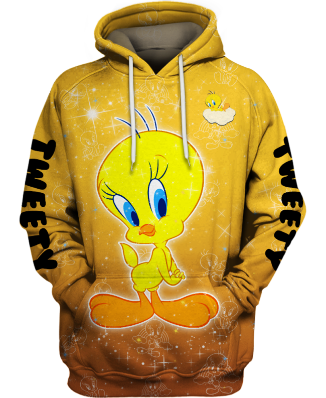 Orange Tweety Hoodie