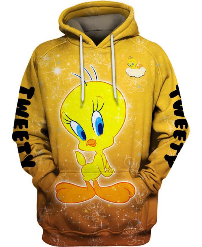 Orange Tweety Hoodie