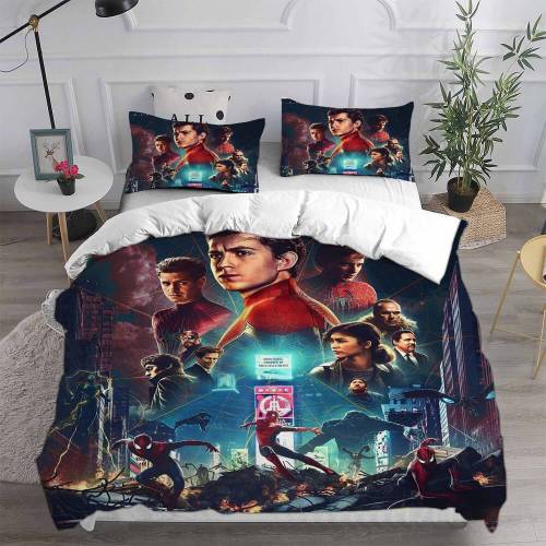 Spider-Man No Way Home Cosplay Us Bedding Set Duvet Covers Bed Sets