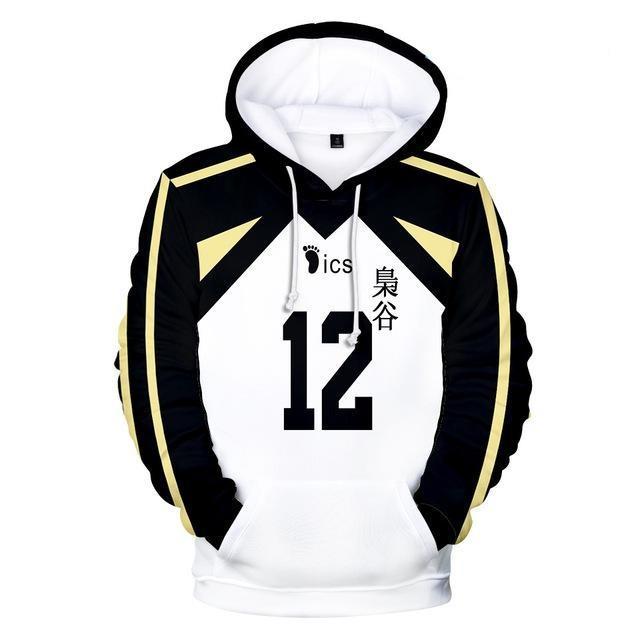 Haikyuu Anime Xiaogu High School Kotaro Bokuto No.1 2 3 4 5 7 11 12 Cosplay Adult Unisex 3D Printed Hoodie Sweatshirt Pullover