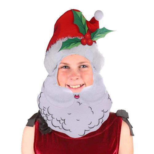 Santa Claus Cap  Christmas Decorations Adult Kid Snowman Headgear Christmas Hat  Year Supplies Cosplay Holiday Party Props