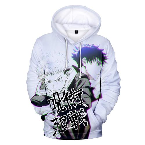 Jujutsu Kaisen Anime Itadori Yuji  Style Cosplay Adult Unisex 3D Printed Hoodie Sweatshirt Pullover