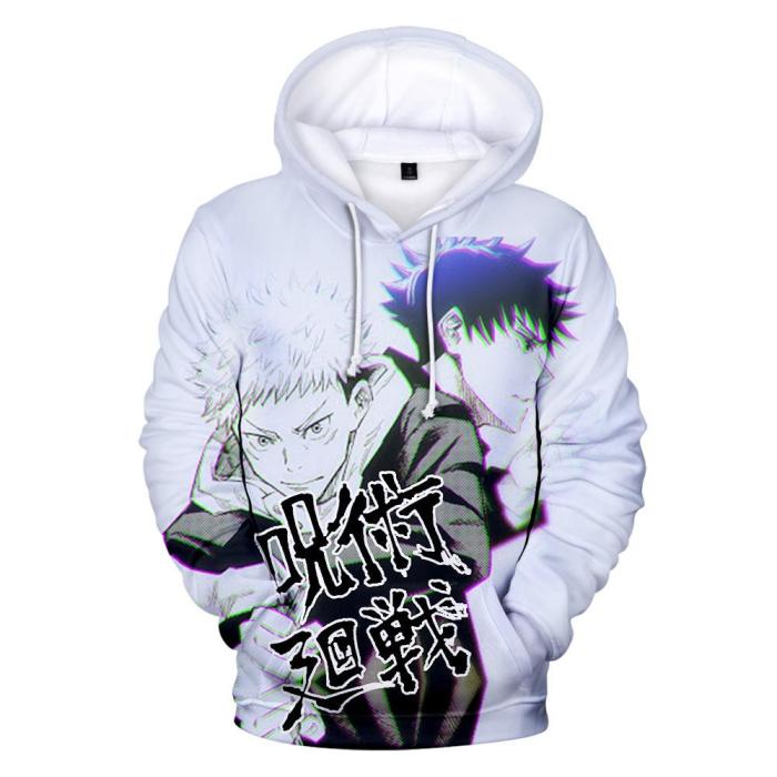 Jujutsu Kaisen Anime Itadori Yuji  Style Cosplay Adult Unisex 3D Printed Hoodie Sweatshirt Pullover