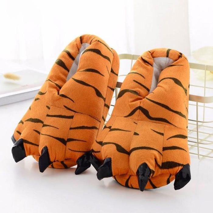 Animal Slippers Kid To Adult Size Kigurumis Pajama Onesie Slipper Women Men Funny Festival Christmas  Halloween Party Home Shoes