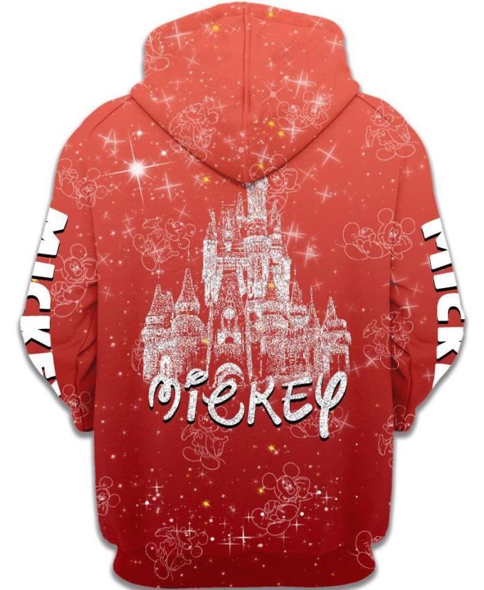 Red Mickey Mouse Hoodie