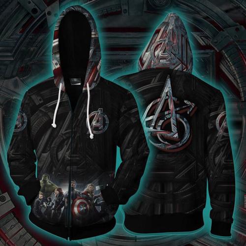 The Falcon And The Winter Soldier Movie Captain America A  Style Cosplay Adult Unisex 3D Printed Hoodie Sweatshirt Jacket With Zipper