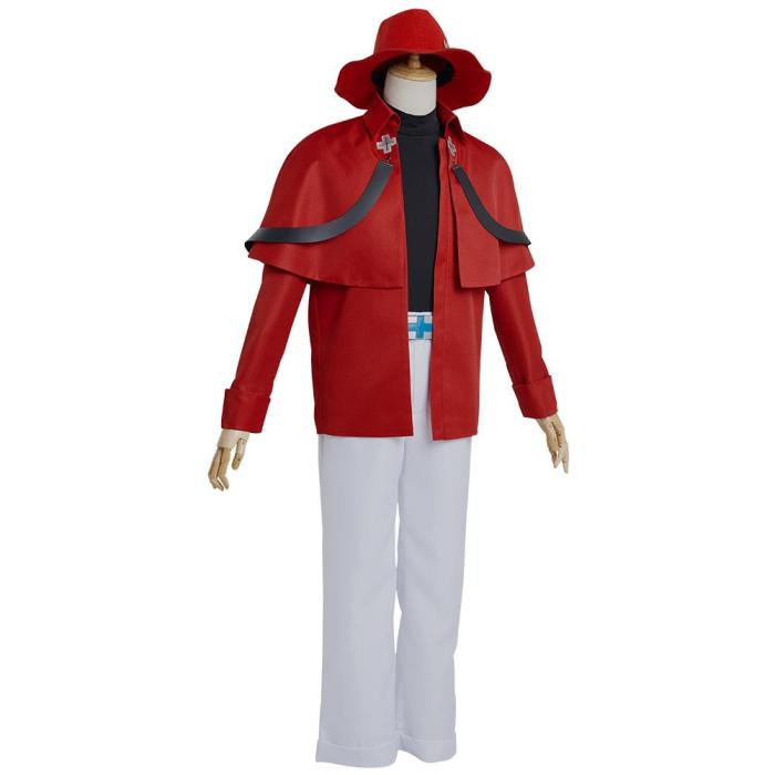 Anime The Vampire Dies In No Time - Ronald Coat Outfits Halloween Carnival Suit Cosplay Costume