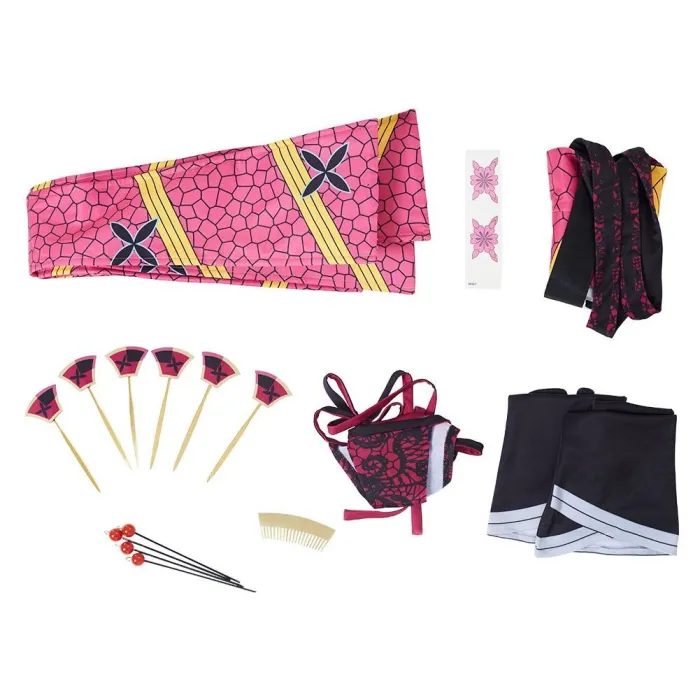 Demon Slayer: Kimetsu No Yaiba Entertainment District Arc - Daki Cosplay Costume