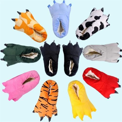 Animal Slippers Kid To Adult Size Kigurumis Pajama Onesie Slipper Women Men Funny Festival Christmas  Halloween Party Home Shoes