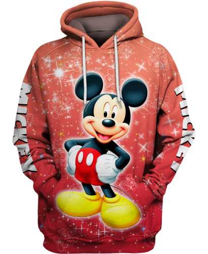 Red Mickey Mouse Hoodie