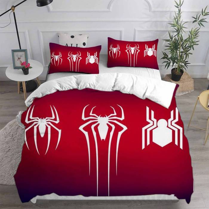 Spider-Man No Way Home Cosplay Bedding Set Quilt Duvet Cover Bed Sets