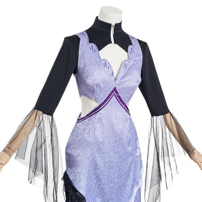 Genshin Impact Beelzebul Raiden Shogun Outfits Halloween Carnival Suit Cosplay Costume