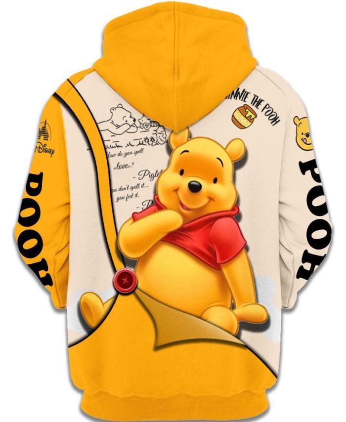 Charming Winnie The Pooh Hoodie
