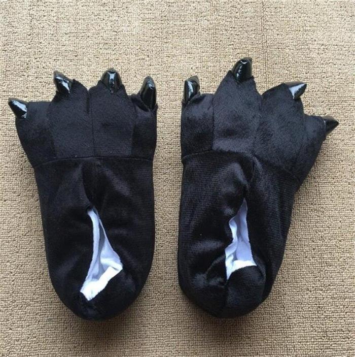 Animal Slippers Kid To Adult Size Kigurumis Pajama Onesie Slipper Women Men Funny Festival Christmas  Halloween Party Home Shoes