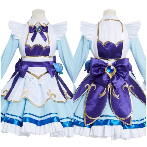 Lol League Of Legends Gwen Cafe Maid Dress Outfits Halloween Carnival Suit Cosplay Costume