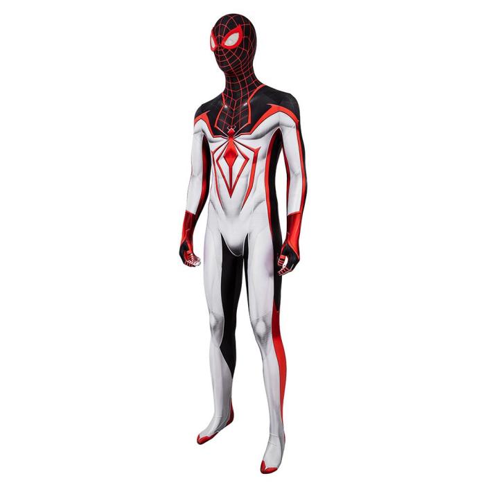 Spider-Man: Miles Morales  T.R.A.C.K. Battle Jumpsuit Halloween Carnival Suit Cosplay Costume