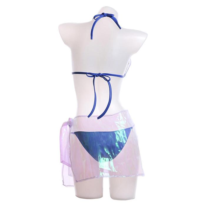Lol League Of Legends Ahri / Akali Swimwear Outfits Halloween Carnival Suit Cosplay Costume