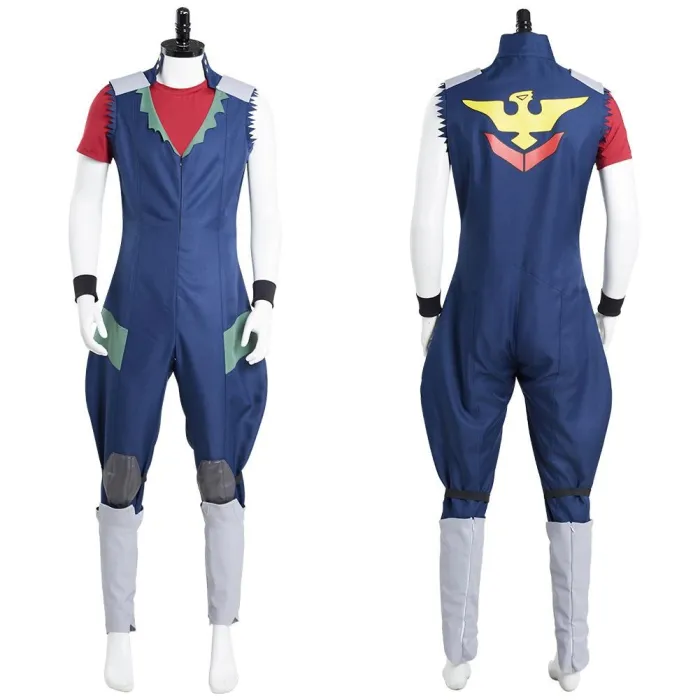 Anime Cowboy Bebop-Jet Black Outfits Halloween Carnival Suit Cosplay Costume