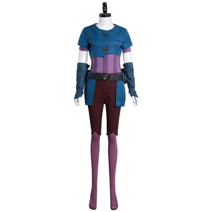 Arcane: League Of Legends - Powder Jinx Outfits Halloween Carnival Suit Cosplay Costume