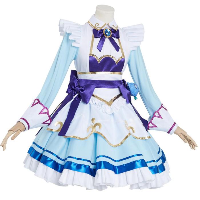 Lol League Of Legends Gwen Cafe Maid Dress Outfits Halloween Carnival Suit Cosplay Costume