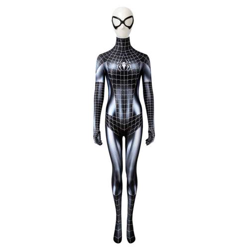 Spider Man Felicia Hardy Black Cat Women Jumpsuit Outfits Halloween Carnival Suit Cosplay Costume