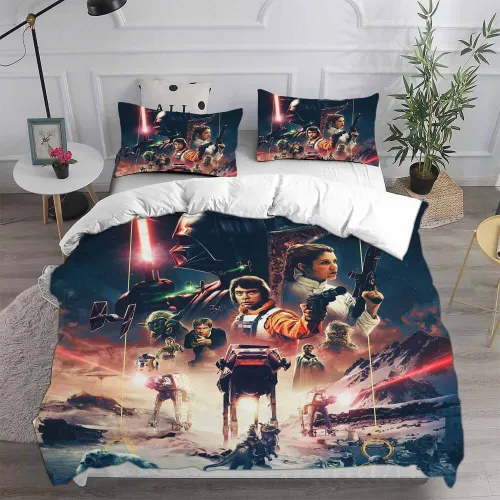 Star Wars Empire Strikes Back Bedding Set Duvet Cover Bed Sheets Sets