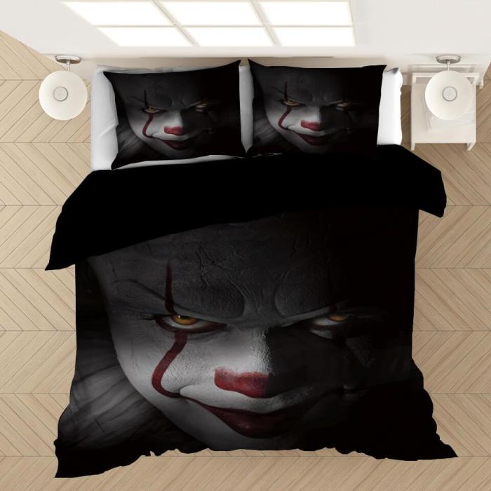 Stephen King'S It Pennywise Bedding Set Duvet Cover