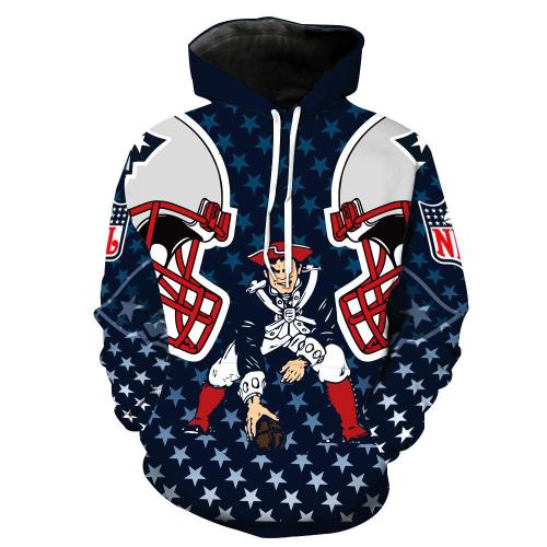 Nfl American Football Sport  England Patriots Unisex 3D Printed Hoodie Pullover Sweatshirt
