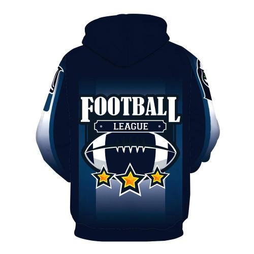 Nfl American Football Sport Seattle Seahawks Unisex 3D Printed Hoodie Pullover Sweatshirt