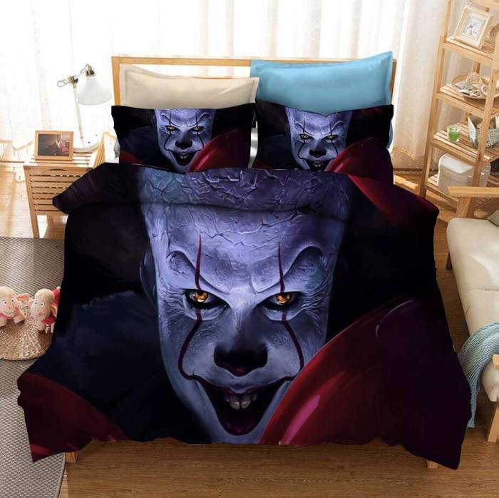 Stephen King'S It Pennywise Bedding Set Duvet Cover