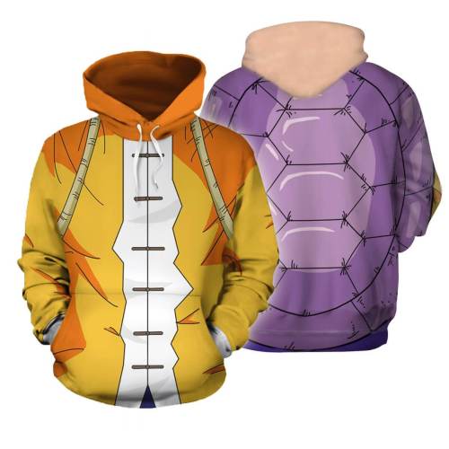 Dragon Ball Anime Turtle Fairy  Unisex Adult Cosplay 3D Printed Hoodie Pullover Sweatshirt