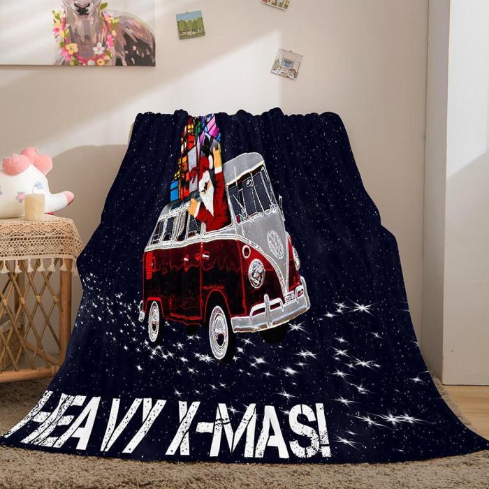 Merry Christmas Flannel Fleece Blanket