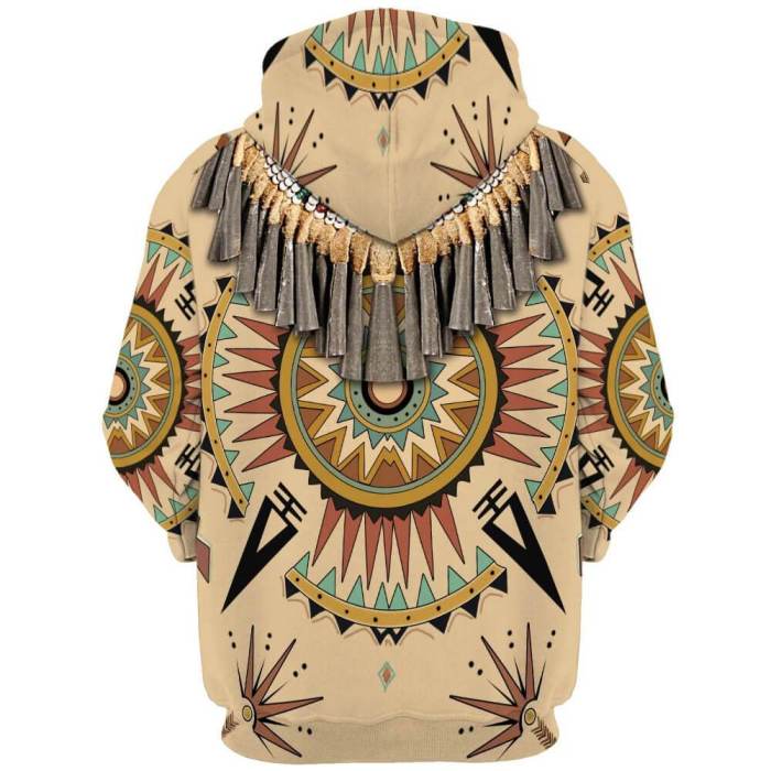 Indian National Elements Series 5 Unisex 3D Printed Hoodie Pullover Jacket With Zipper