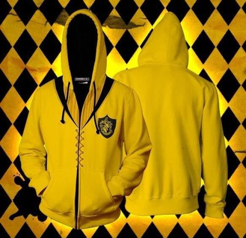 Harry Potter Movie Hogwarts School Hufflepuff Badger 2 Adult Cosplay Unisex 3D Printed Hoodie Pullover Sweatshirt Jacket With Zipper