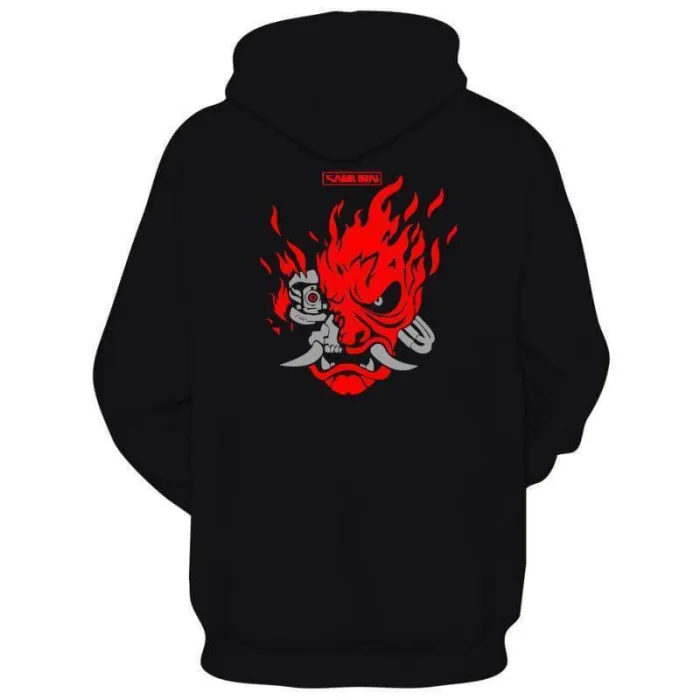 Cyberpunk  Game Samurai Logo 1 Unisex Adult Cosplay 3D Printed Hoodie Pullover Sweatshirt