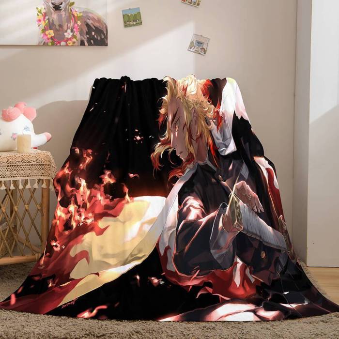 Demon Slayer Flannel Fleece Blanket
